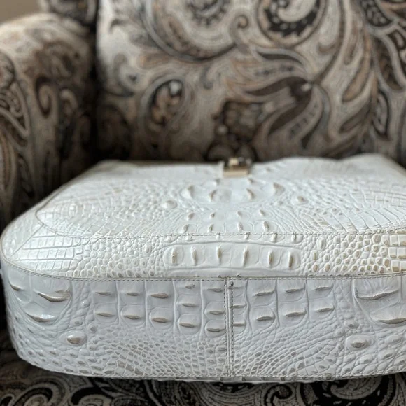 Brahmin Sugar Whiteish Johanna Handbag Hobo Style NWT - Picture 6 of 12